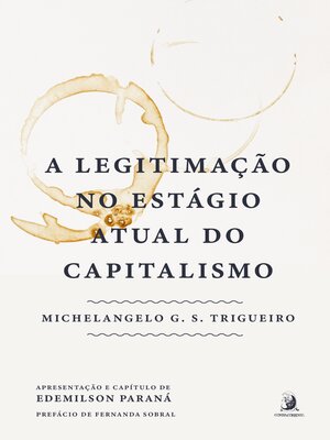 cover image of A legitimação no estágio atual do capitalismo